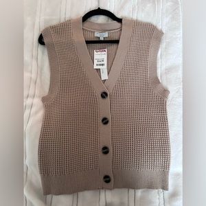 Cream Fall Vest